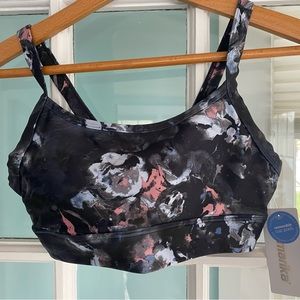 Marika Set beautiful Watercolor Floral Spatter Blue/Coral NWT